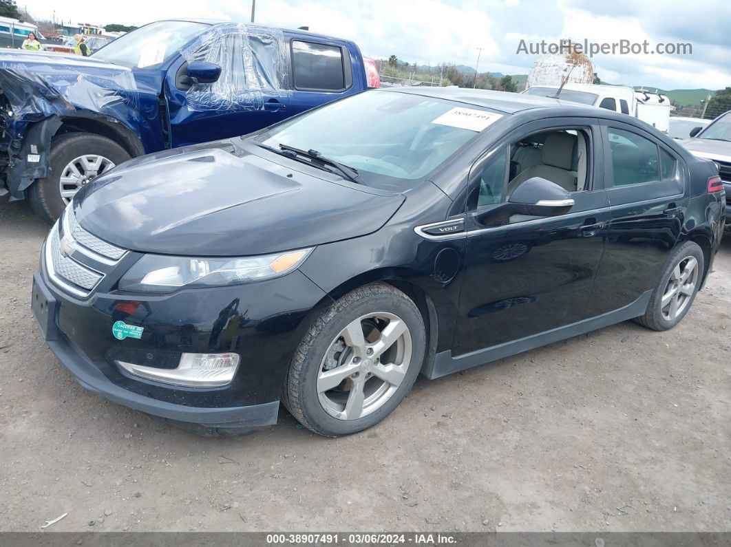 2013 Chevrolet Volt Black vin: 1G1RH6E47DU142321