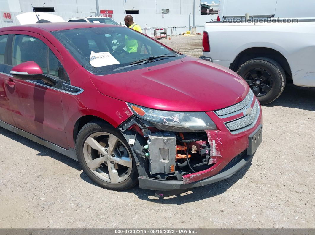 2013 Chevrolet Volt   Красный vin: 1G1RH6E47DU142643