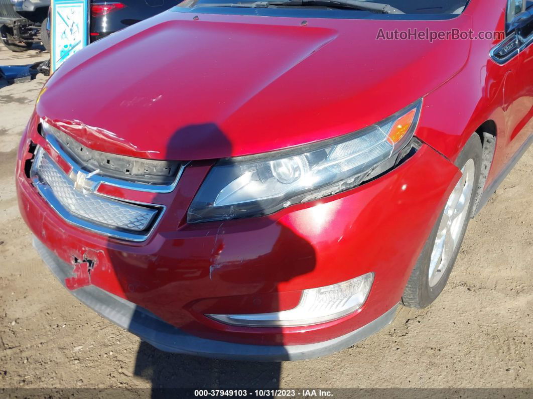 2013 Chevrolet Volt   Красный vin: 1G1RH6E47DU149799