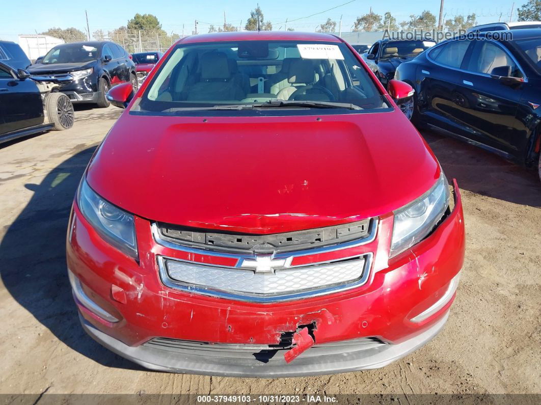 2013 Chevrolet Volt   Красный vin: 1G1RH6E47DU149799