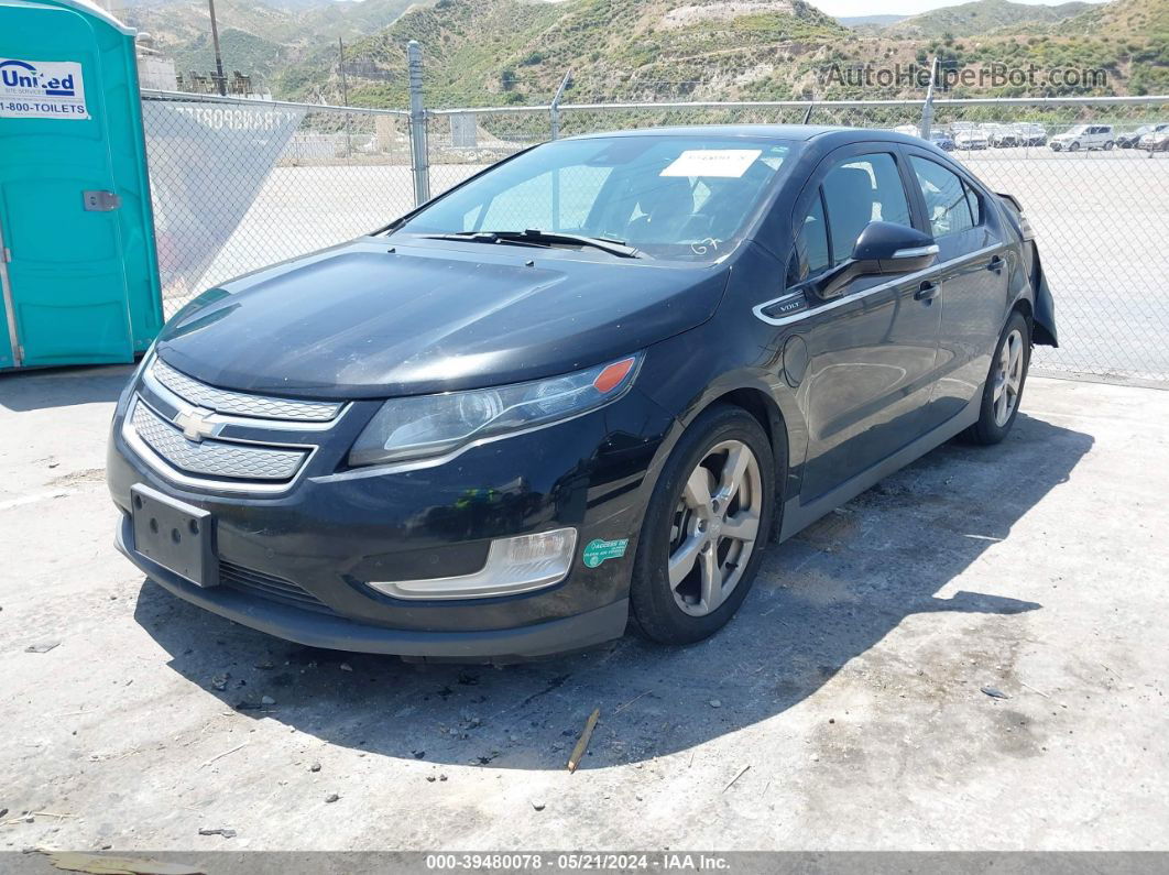 2013 Chevrolet Volt Black vin: 1G1RH6E48DU134048