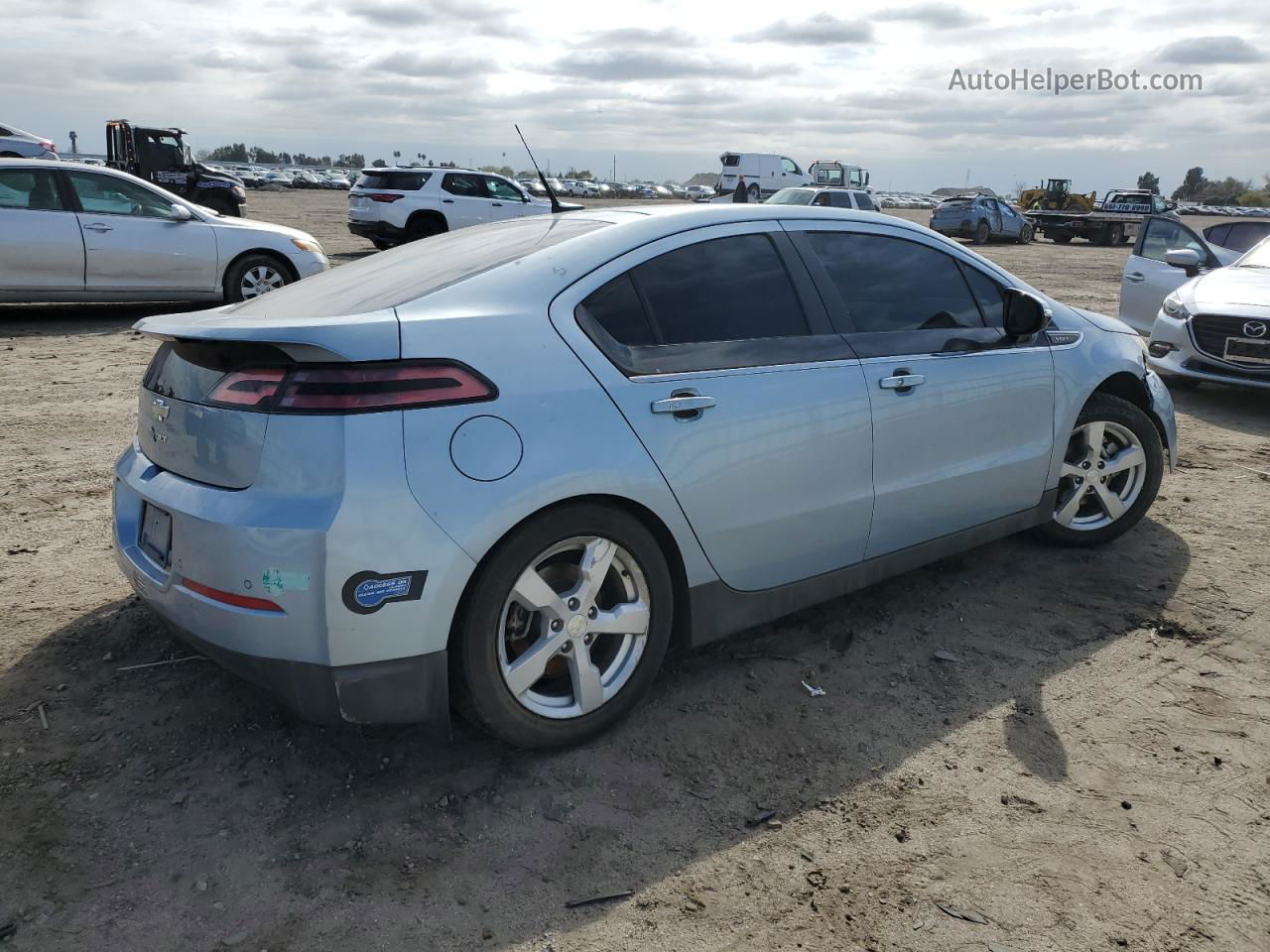 2013 Chevrolet Volt  Blue vin: 1G1RH6E49DU148881