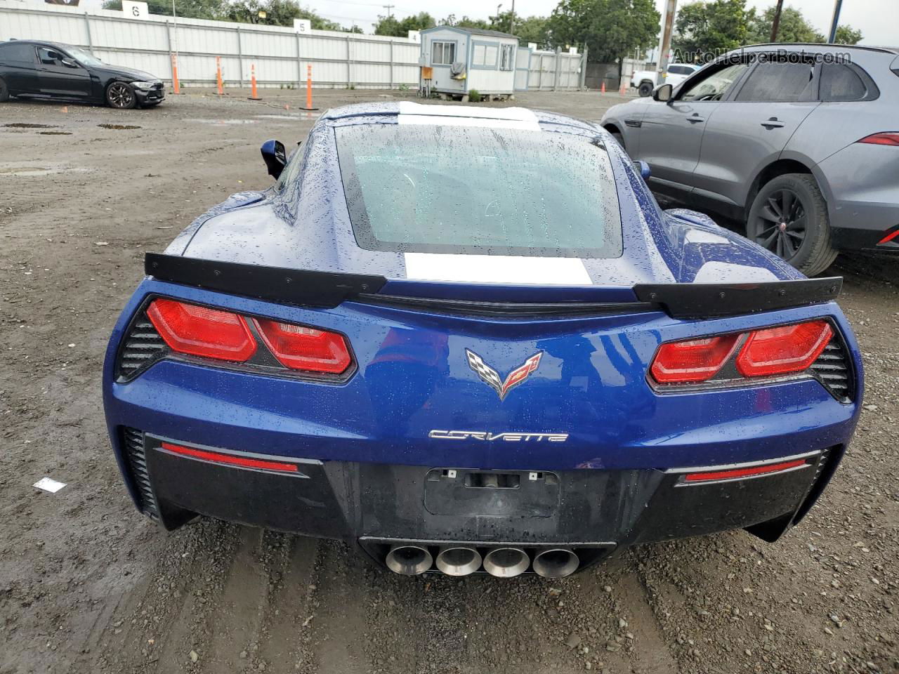 2017 Chevrolet Corvette Grand Sport 3lt Синий vin: 1G1Y12D71H5100523