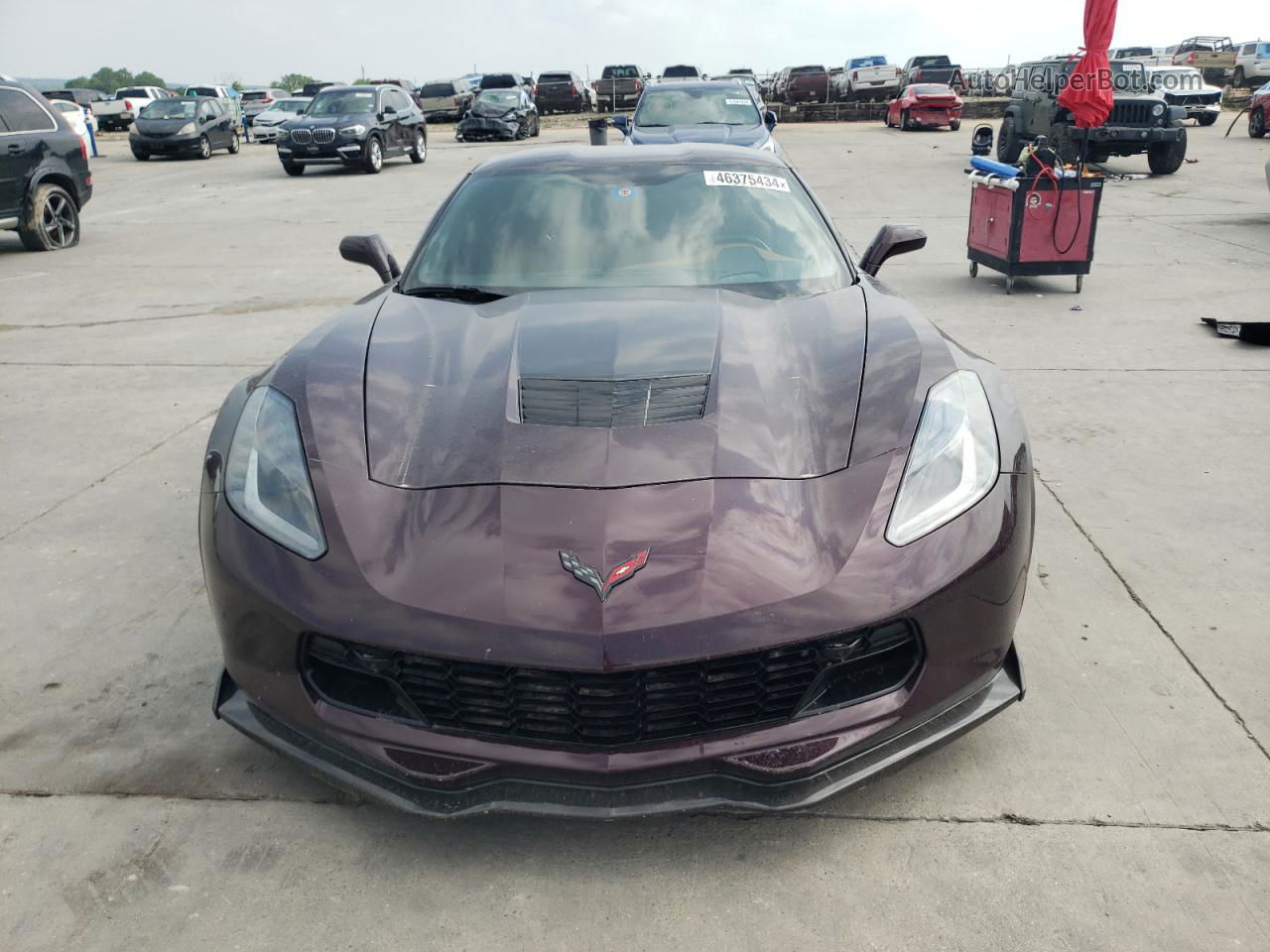 2017 Chevrolet Corvette Grand Sport 3lt Purple vin: 1G1Y12D71H5115779