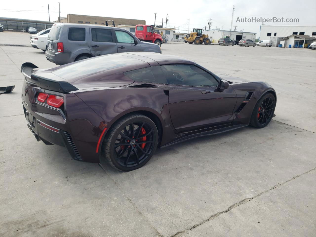 2017 Chevrolet Corvette Grand Sport 3lt Purple vin: 1G1Y12D71H5115779