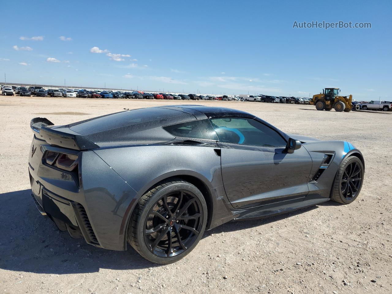 2017 Chevrolet Corvette Grand Sport 3lt Gray vin: 1G1Y12D71H5300835