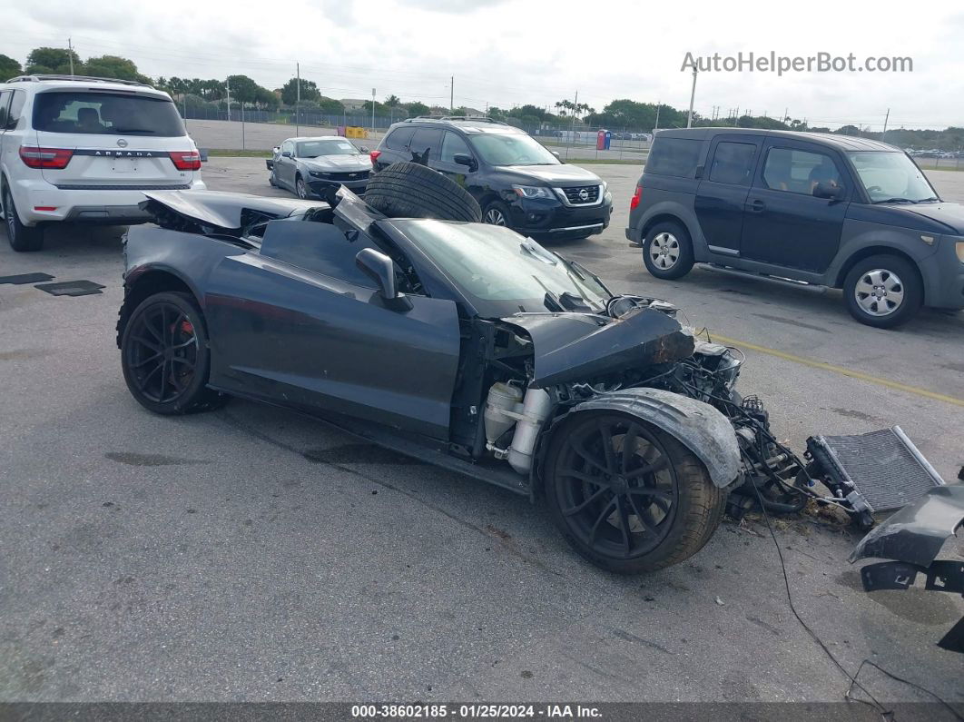 2017 Chevrolet Corvette Grand Sport Black vin: 1G1Y12D72H5300357