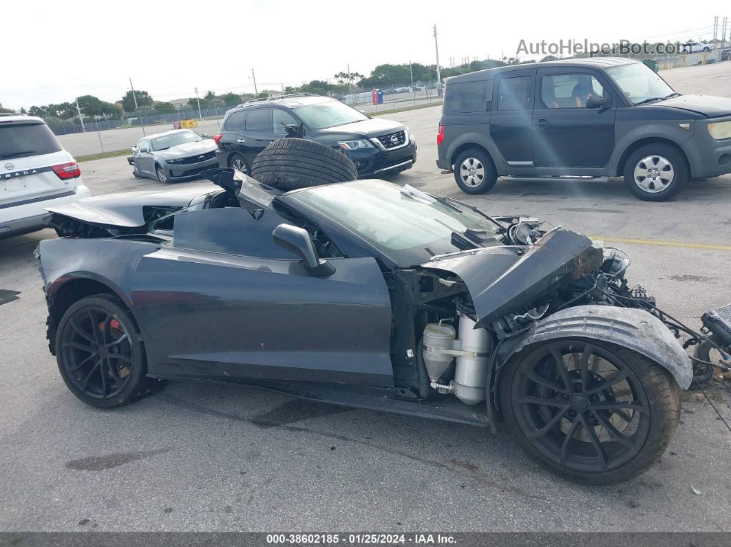 2017 Chevrolet Corvette Grand Sport Black vin: 1G1Y12D72H5300357