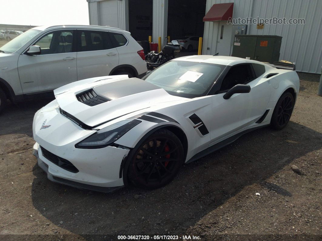 2017 Chevrolet Corvette Grand Sport 3lt White vin: 1G1Y12D73H5101205