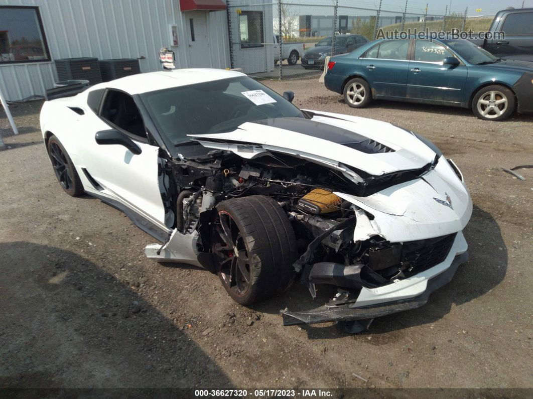 2017 Chevrolet Corvette Grand Sport 3lt White vin: 1G1Y12D73H5101205