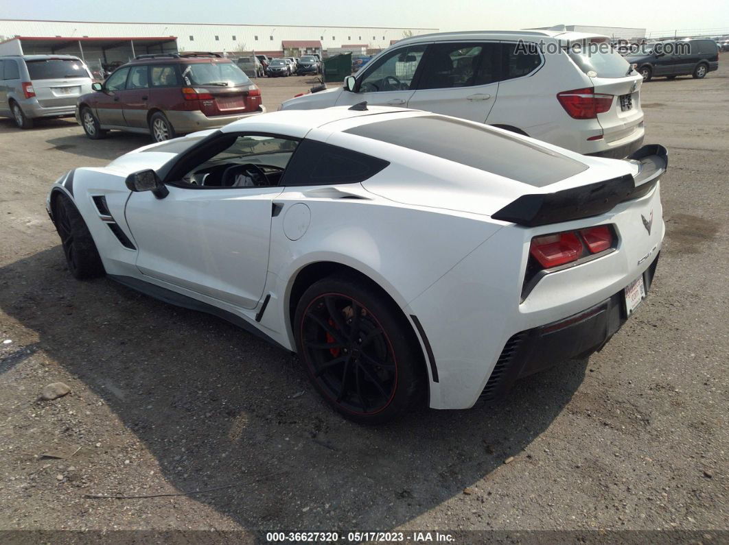 2017 Chevrolet Corvette Grand Sport 3lt White vin: 1G1Y12D73H5101205