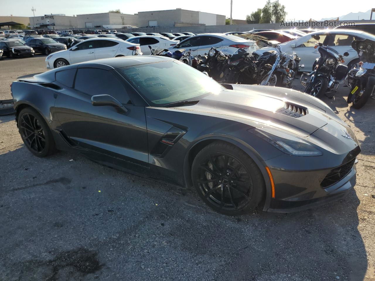 2017 Chevrolet Corvette Grand Sport 3lt Gray vin: 1G1Y12D73H5109496