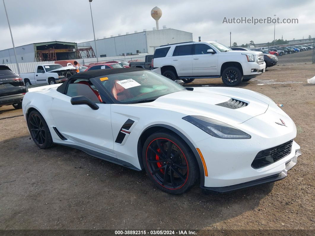 2017 Chevrolet Corvette Grand Sport White vin: 1G1Y13D73H5121136