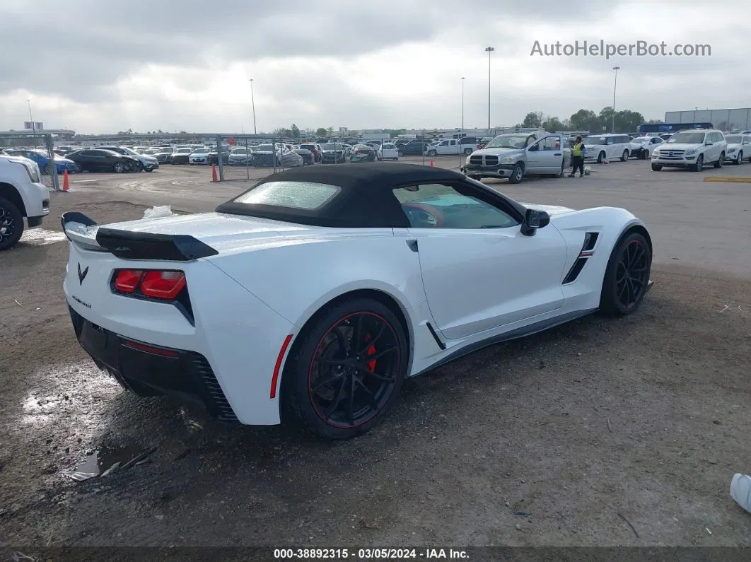 2017 Chevrolet Corvette Grand Sport White vin: 1G1Y13D73H5121136