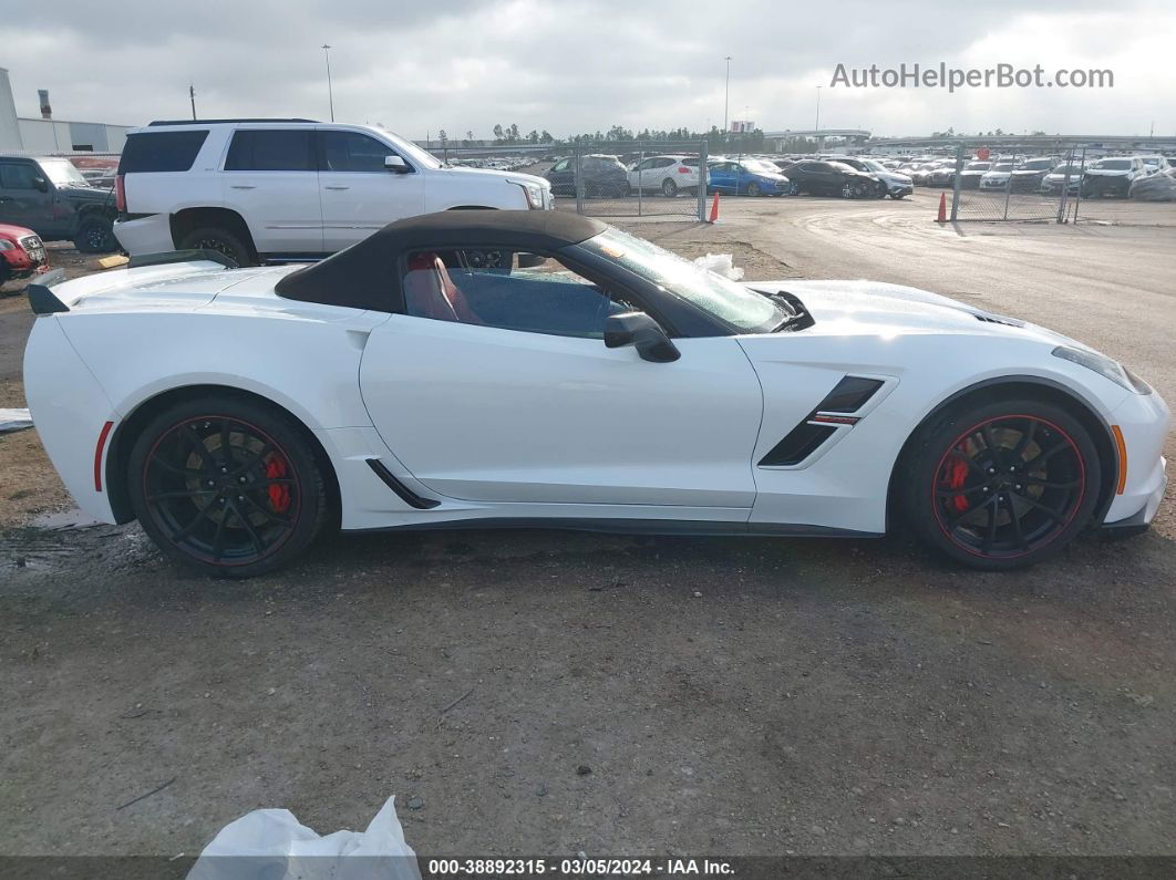 2017 Chevrolet Corvette Grand Sport White vin: 1G1Y13D73H5121136