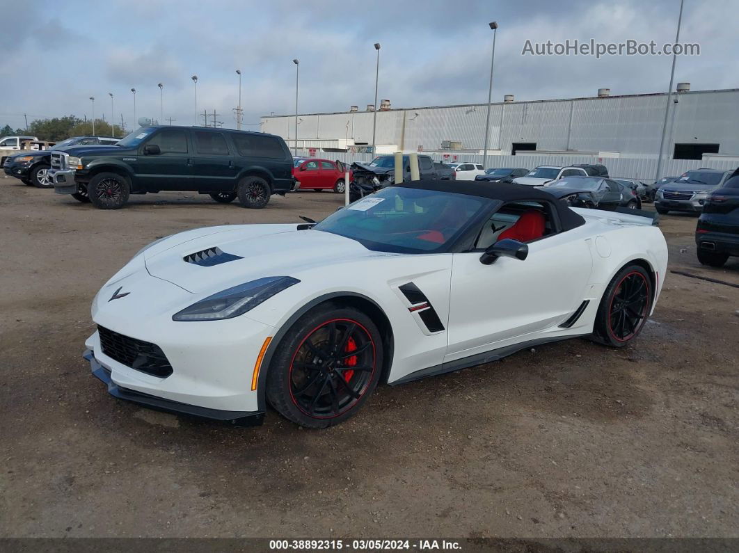 2017 Chevrolet Corvette Grand Sport White vin: 1G1Y13D73H5121136