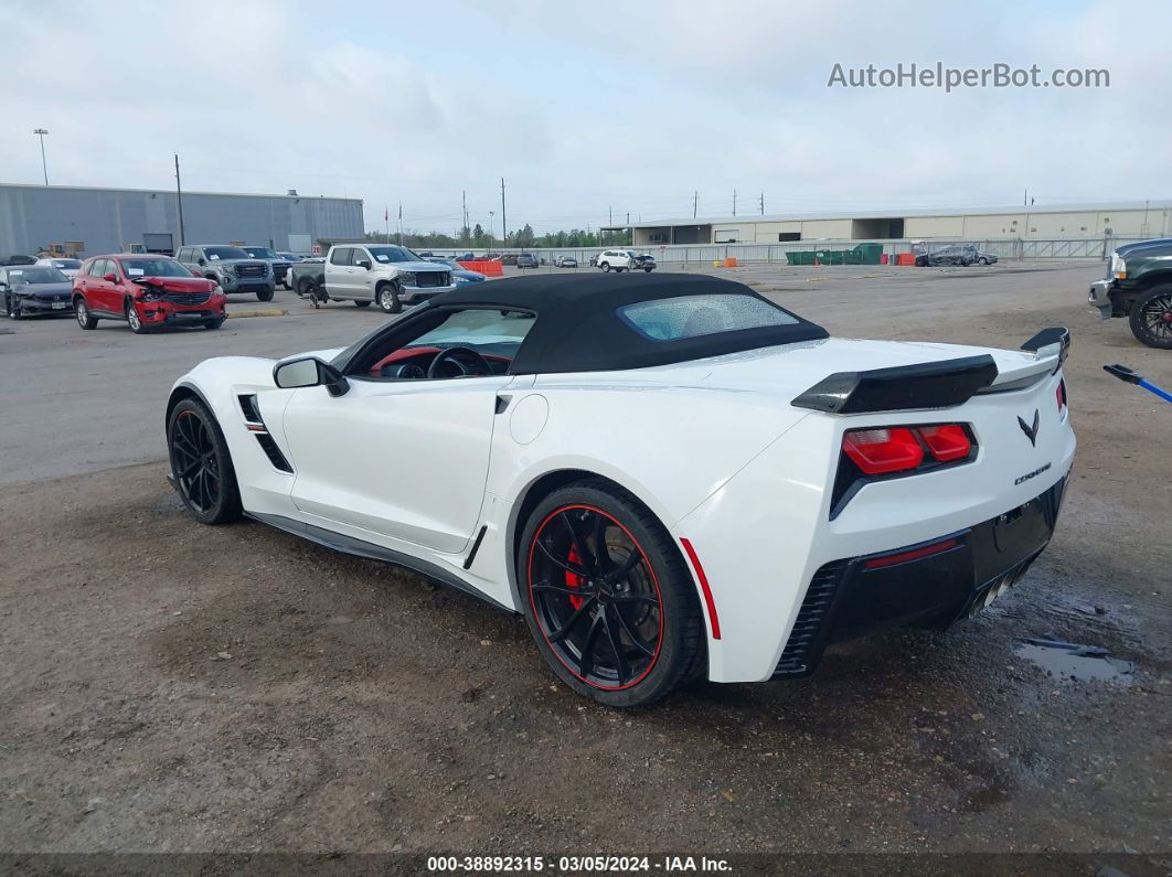 2017 Chevrolet Corvette Grand Sport White vin: 1G1Y13D73H5121136