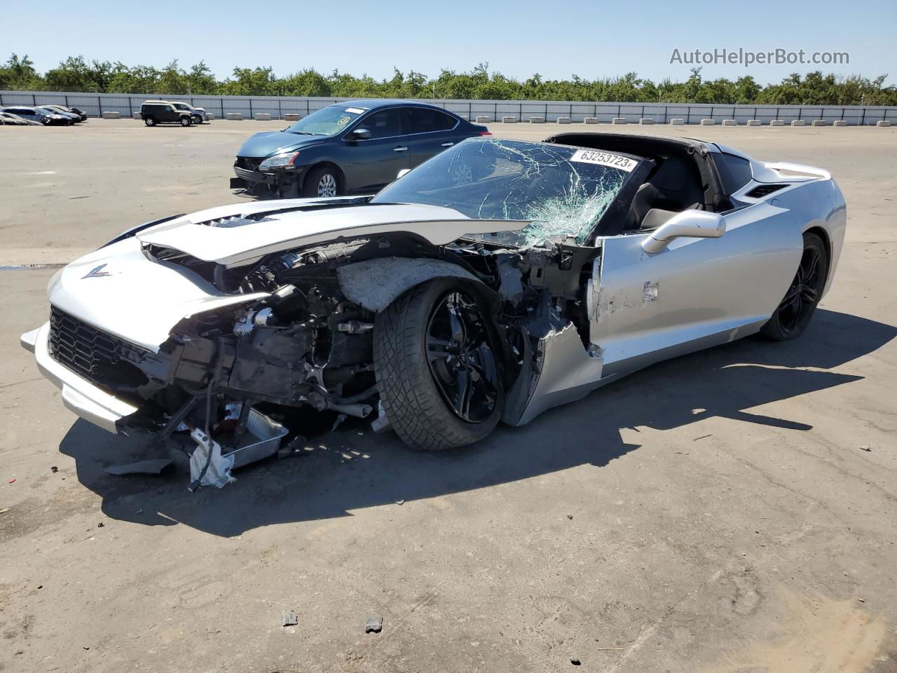 2017 Chevrolet Corvette Stingray 1lt Silver vin: 1G1YA2D70H5112808