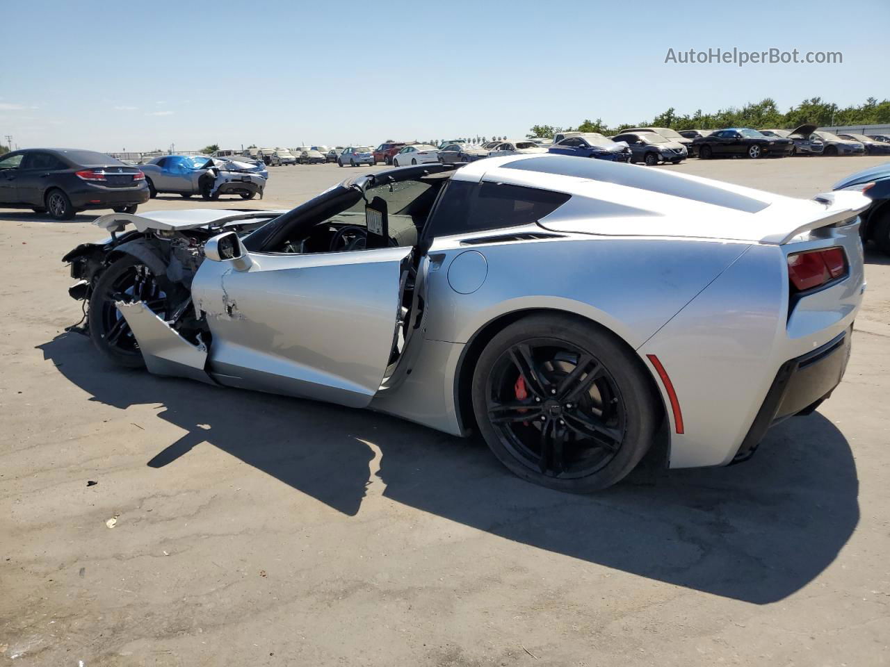 2017 Chevrolet Corvette Stingray 1lt Silver vin: 1G1YA2D70H5112808