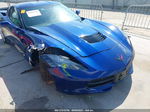 2017 Chevrolet Corvette 1lt Blue vin: 1G1YA2D72H5112454