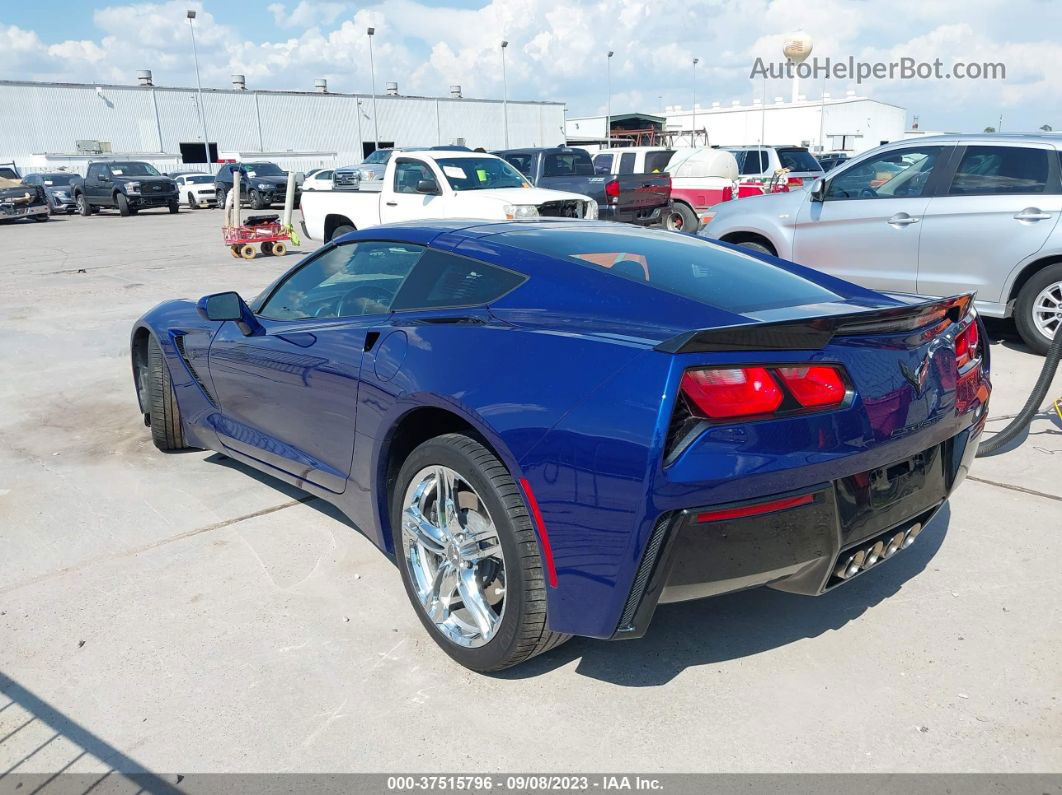 2017 Chevrolet Corvette 1lt Blue vin: 1G1YA2D72H5112454