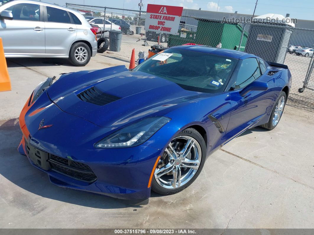 2017 Chevrolet Corvette 1lt Blue vin: 1G1YA2D72H5112454