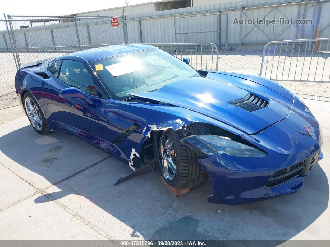 2017 Chevrolet Corvette 1lt Blue vin: 1G1YA2D72H5112454