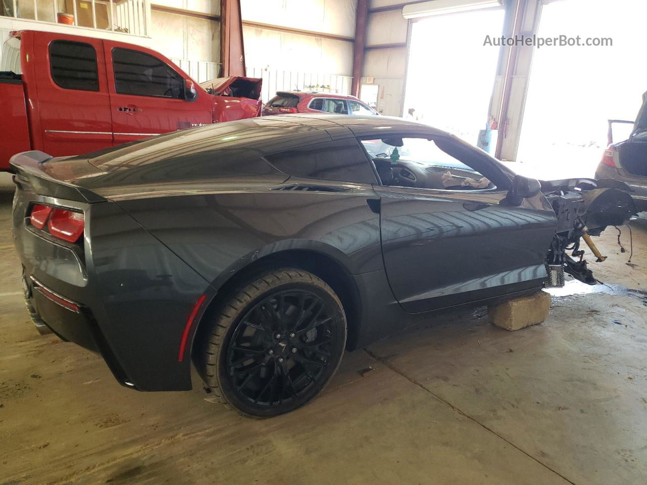 2017 Chevrolet Corvette Stingray 1lt Серый vin: 1G1YA2D75H5105076