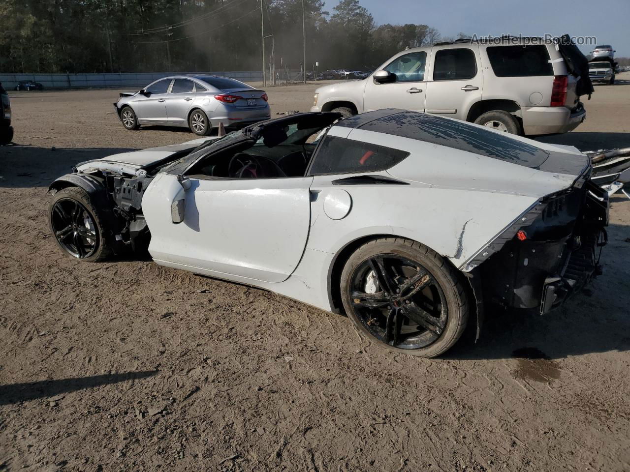 2017 Chevrolet Corvette Stingray 1lt Белый vin: 1G1YA2D77H5101787