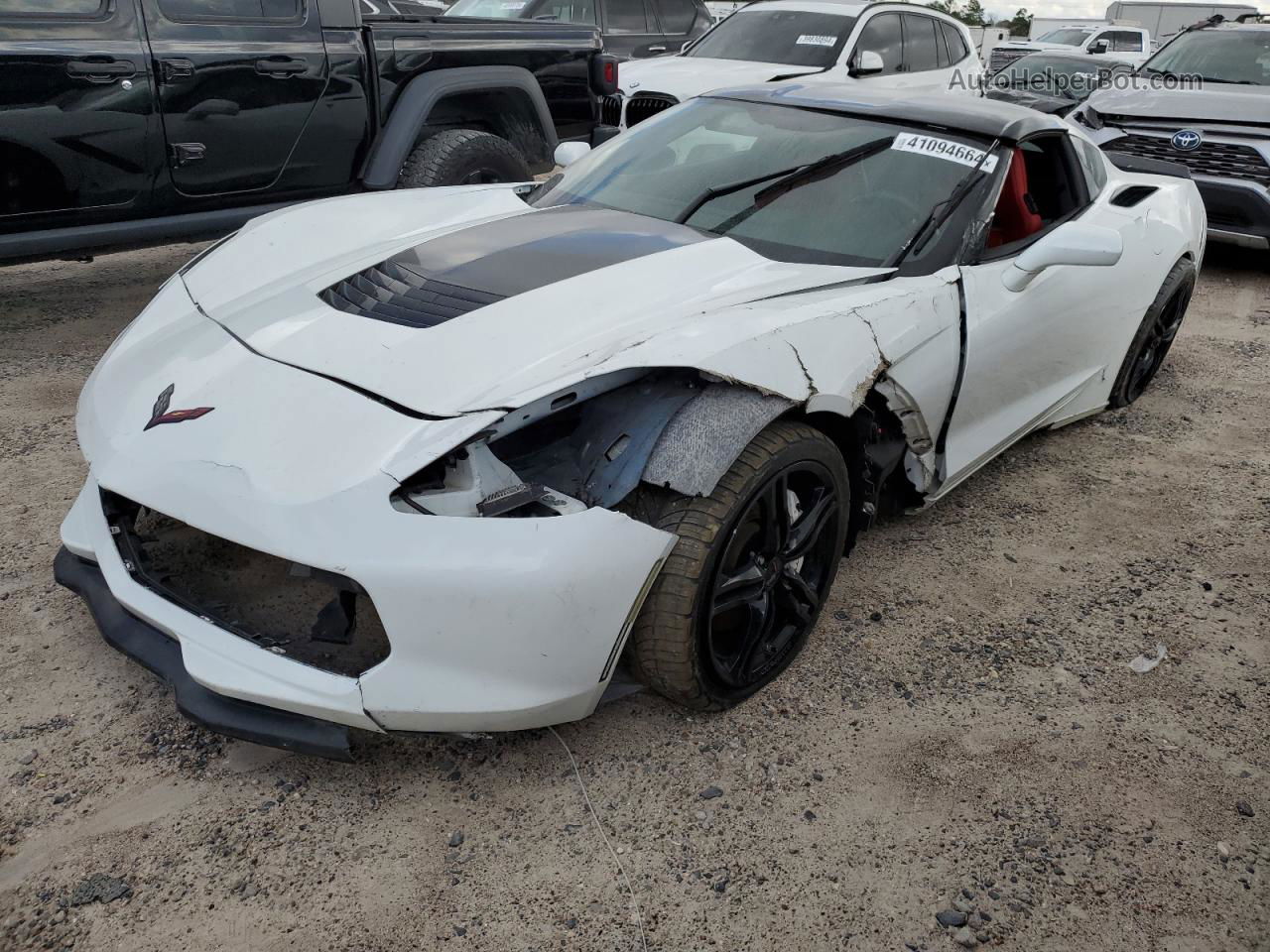 2017 Chevrolet Corvette Stingray 1lt White vin: 1G1YA2D77H5101787