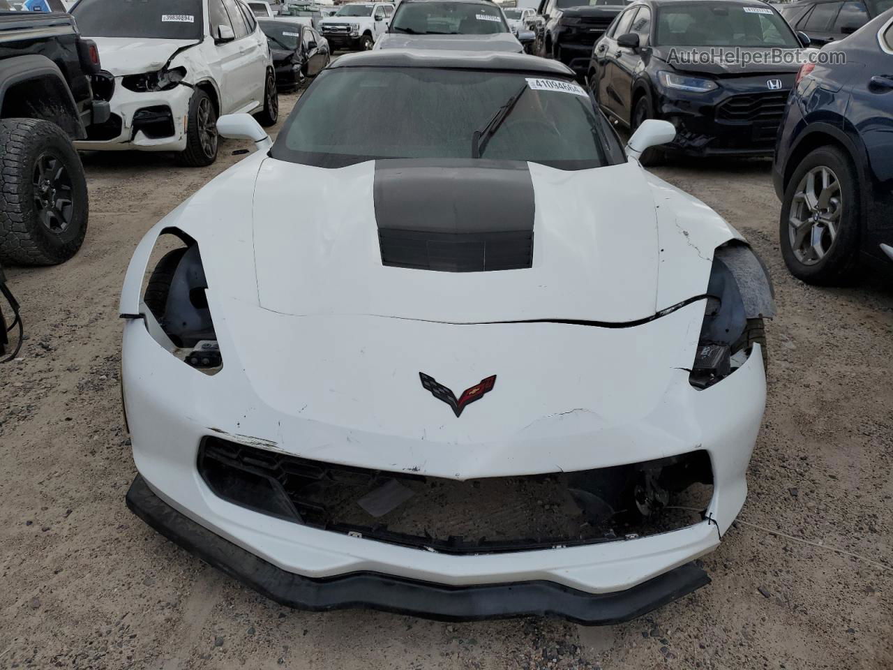 2017 Chevrolet Corvette Stingray 1lt White vin: 1G1YA2D77H5101787