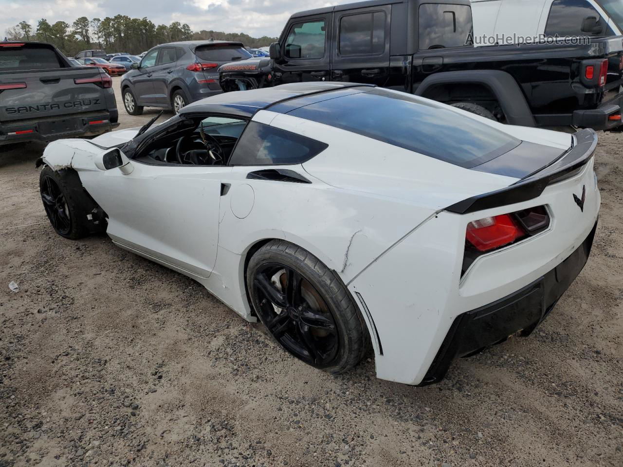 2017 Chevrolet Corvette Stingray 1lt White vin: 1G1YA2D77H5101787