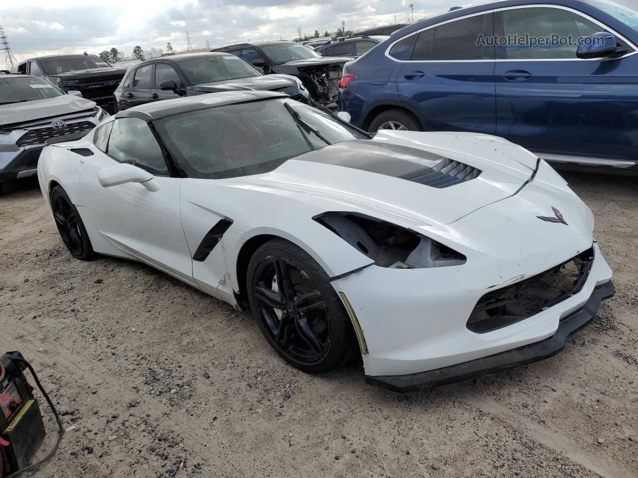 2017 Chevrolet Corvette Stingray 1lt White vin: 1G1YA2D77H5101787