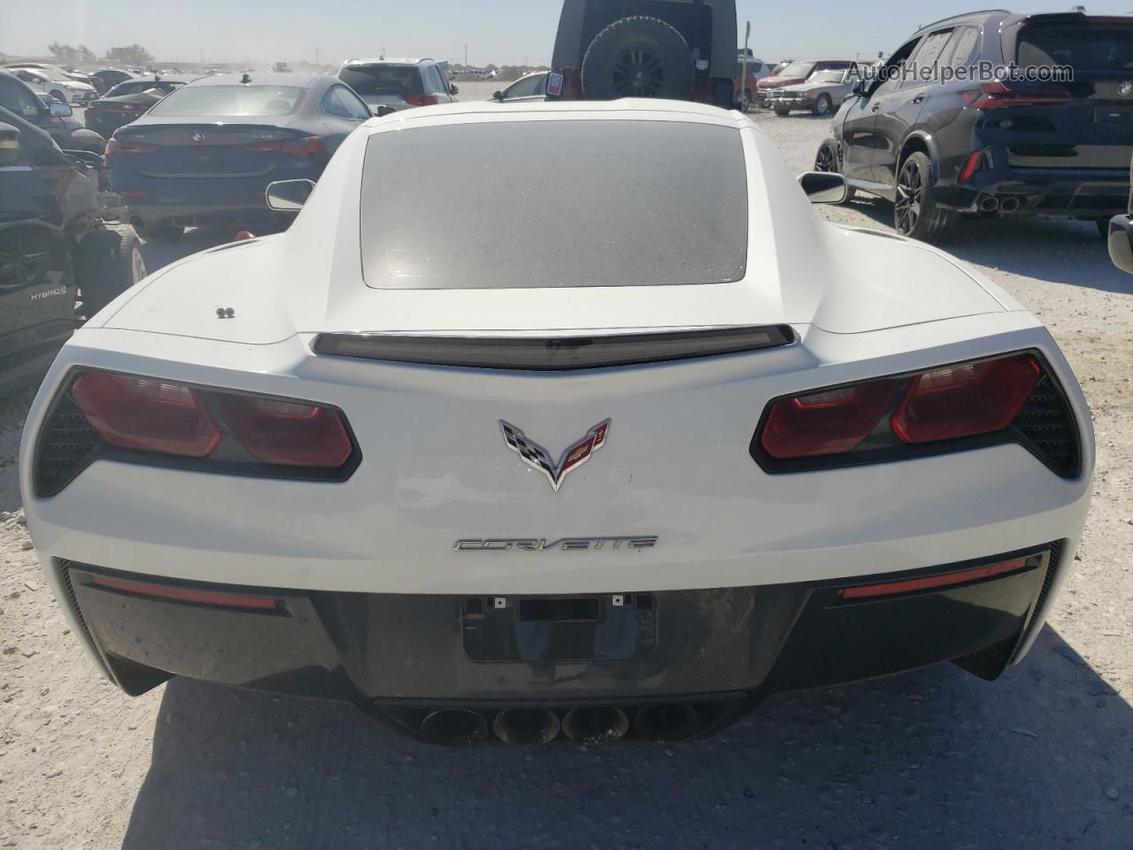 2017 Chevrolet Corvette Stingray 1lt White vin: 1G1YA2D7XH5104392