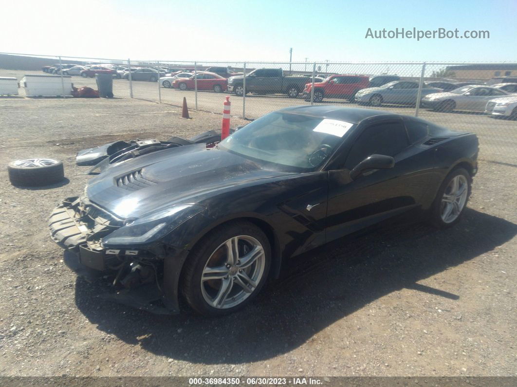 2017 Chevrolet Corvette 1lt Black vin: 1G1YB2D70H5100476