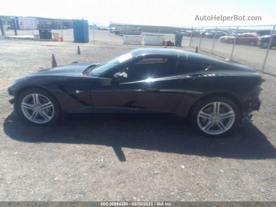 2017 Chevrolet Corvette 1lt Black vin: 1G1YB2D70H5100476