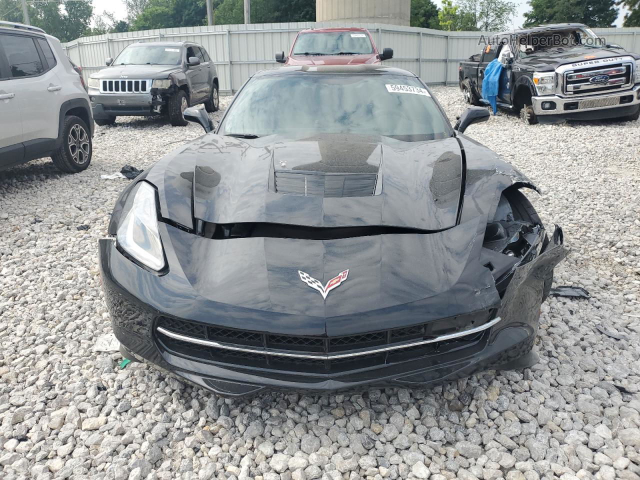 2017 Chevrolet Corvette Stingray 1lt Black vin: 1G1YB2D70H5101014