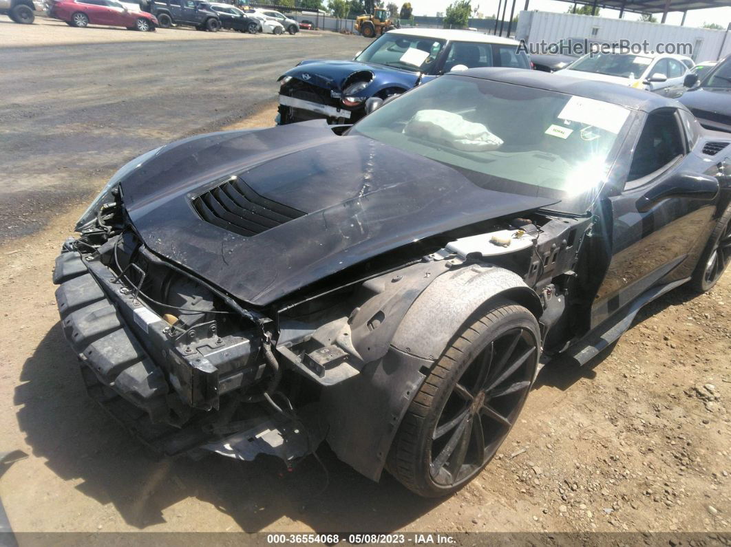 2017 Chevrolet Corvette 1lt Black vin: 1G1YB2D70H5105600