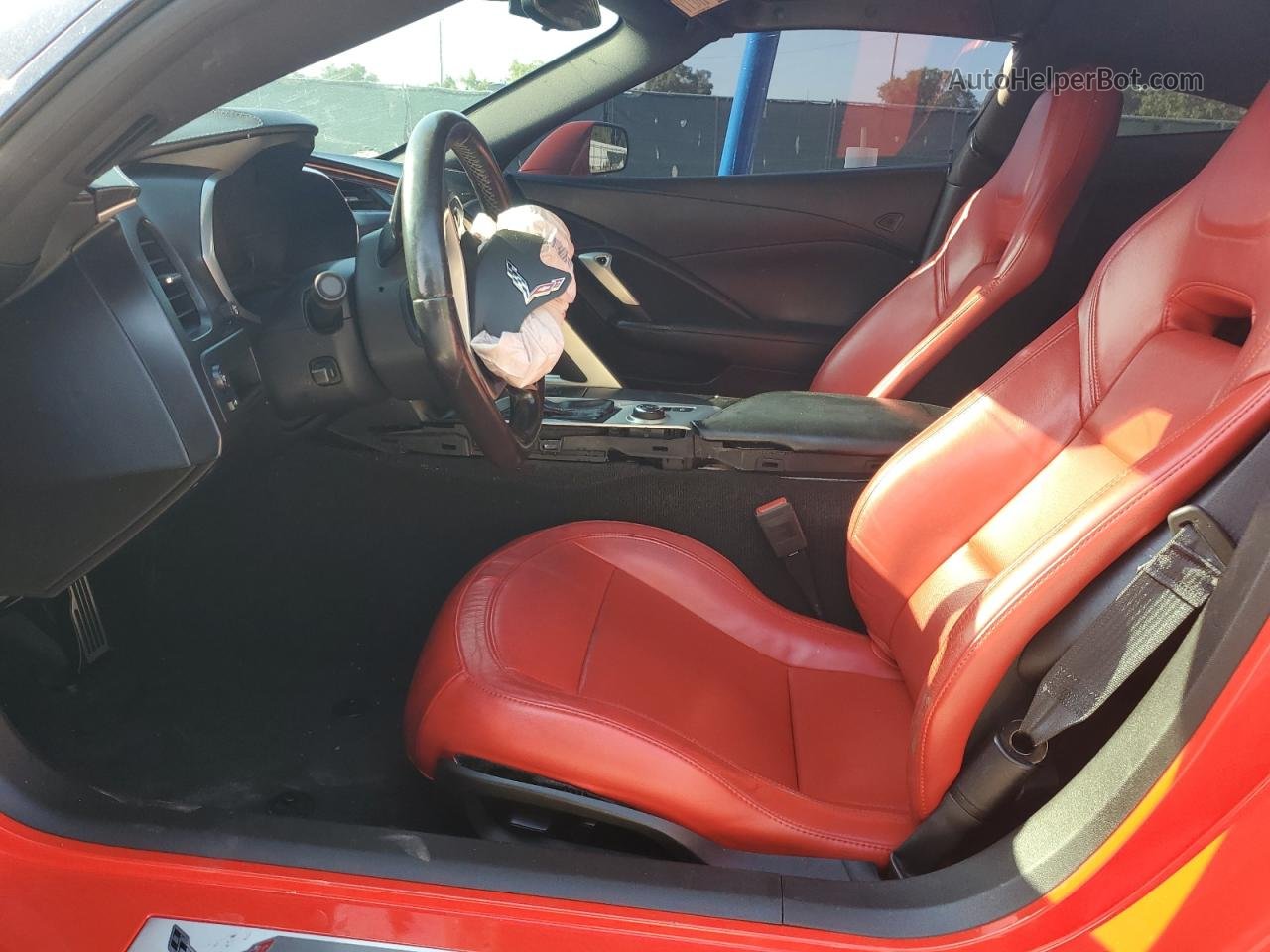 2017 Chevrolet Corvette Stingray 1lt Red vin: 1G1YB2D70H5123580