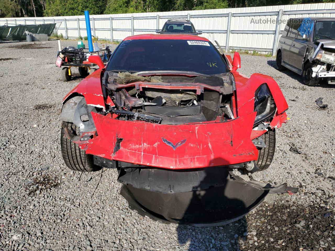 2017 Chevrolet Corvette Stingray 1lt Red vin: 1G1YB2D70H5123580