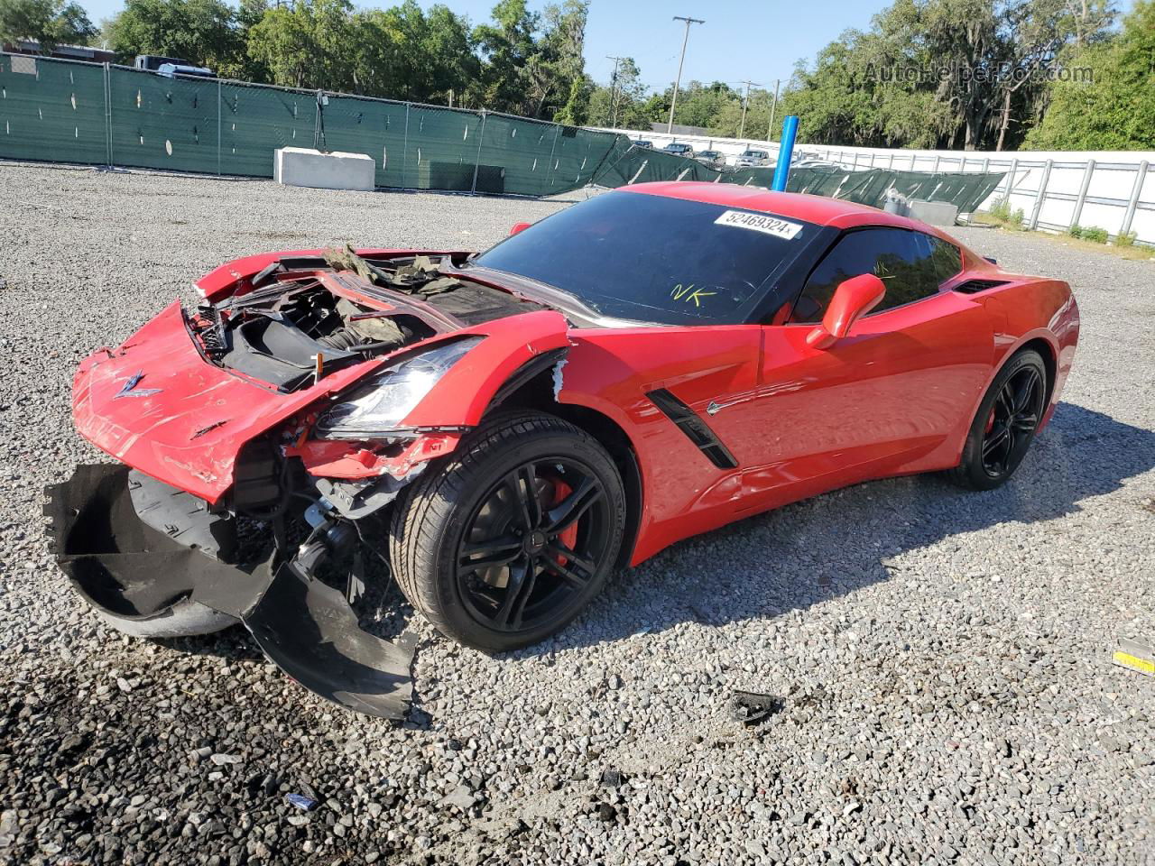 2017 Chevrolet Corvette Stingray 1lt Red vin: 1G1YB2D70H5123580