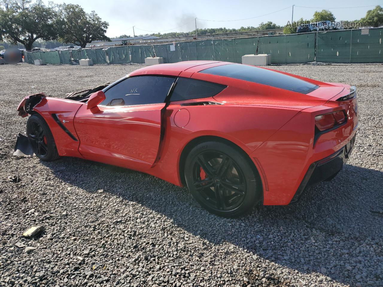 2017 Chevrolet Corvette Stingray 1lt Red vin: 1G1YB2D70H5123580