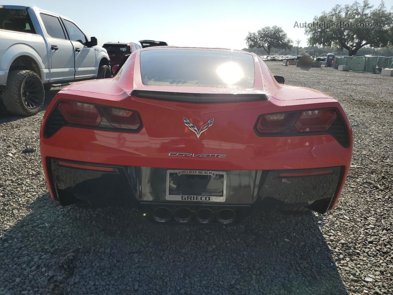 2017 Chevrolet Corvette Stingray 1lt Red vin: 1G1YB2D70H5123580