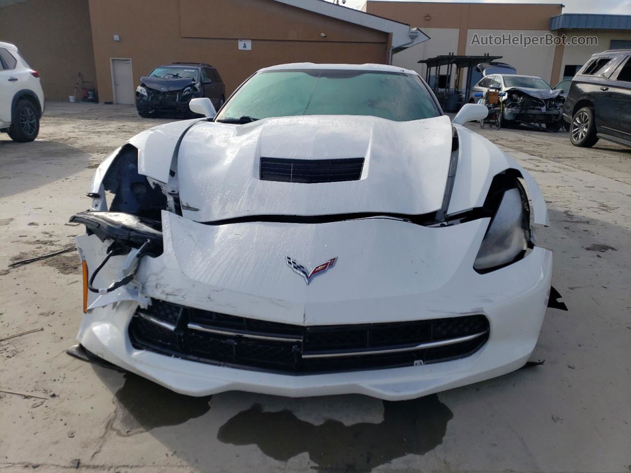 2017 Chevrolet Corvette Stingray 1lt White vin: 1G1YB2D71H5109235