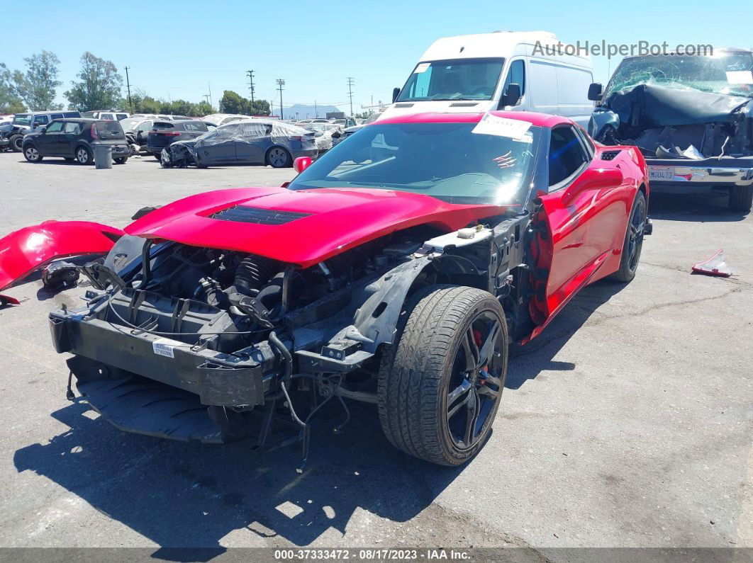 2017 Chevrolet Corvette 1lt Красный vin: 1G1YB2D72H5123953