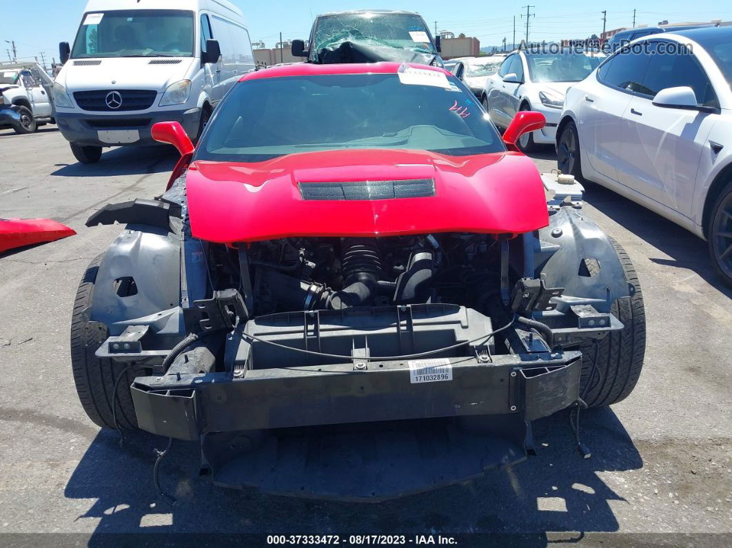 2017 Chevrolet Corvette 1lt Red vin: 1G1YB2D72H5123953