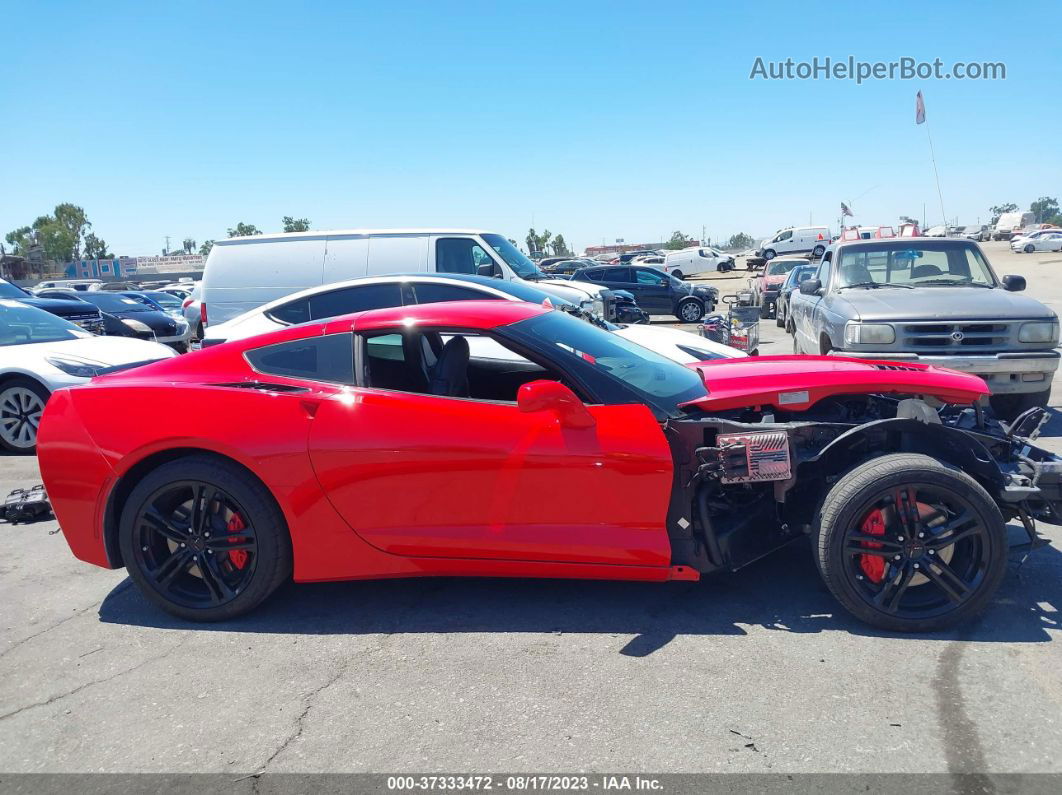 2017 Chevrolet Corvette 1lt Red vin: 1G1YB2D72H5123953