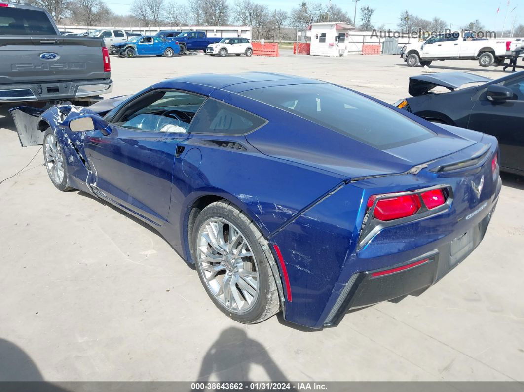 2017 Chevrolet Corvette Stingray Blue vin: 1G1YB2D75H5110209