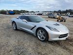 2017 Chevrolet Corvette Stingray 1lt Серебряный vin: 1G1YB2D75H5122943