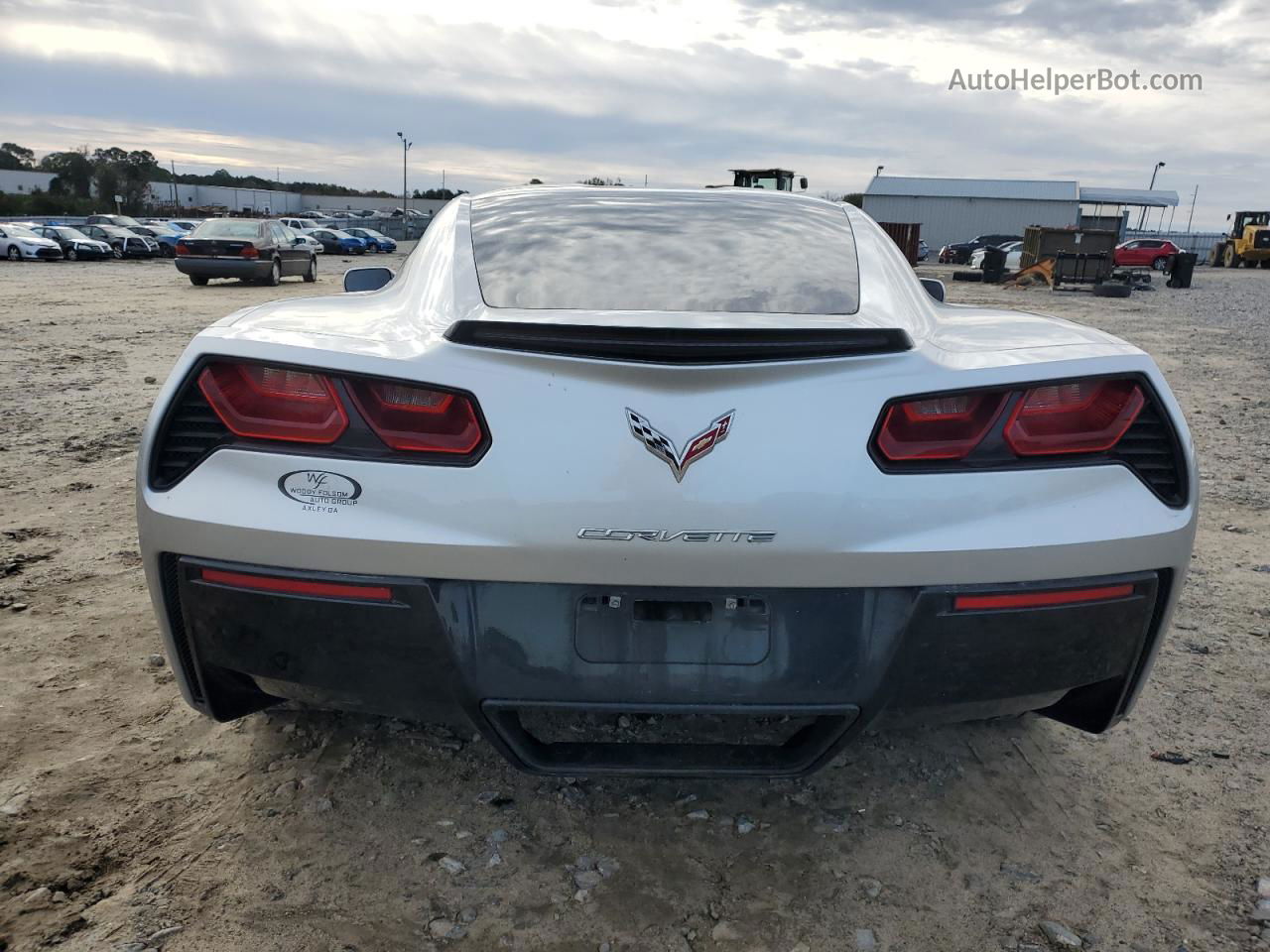 2017 Chevrolet Corvette Stingray 1lt Серебряный vin: 1G1YB2D75H5122943